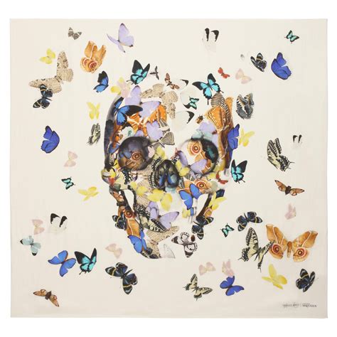 damien hirst skull scarf.